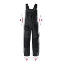 Pracovní kalhoty s laclem pánské Ranger W04 ebony gray