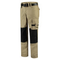 Pracovní kalhoty unisex Cordura Canvas Work Pants T61 khaki