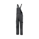 Pracovní kalhoty s laclem unisex Bib & Brace Twill Cordura T67 tmavě šedá