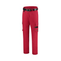 Pracovní kalhoty unisex Work Pants Twill T64 červená