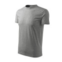 Tričko unisex Base R06 tmavě šedý melír