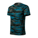 Tričko unisex Camouflage 144 camouflage petrol