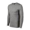 Triko pánské Merino Rise LS 159 tmavě šedý melír