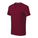 Tričko pánské Action V-neck 700 garnet