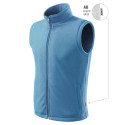 Fleece vesta unisex Next 518 azurově modrá