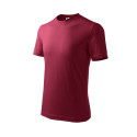 Tričko dětské Basic 138 garnet
