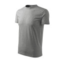 Tričko unisex Classic 101 tmavě šedý melír