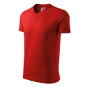 Tričko unisex V-neck 102 červená