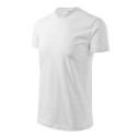 Tričko unisex Heavy V-neck 111 bílá