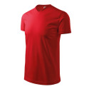 Tričko unisex Heavy V-neck 111 červená