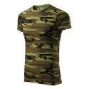 Tričko unisex Camouflage 144 camouflage green