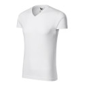 Tričko pánské Slim Fit V-neck 146 bílá