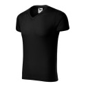 Tričko pánské Slim Fit V-neck 146 černá