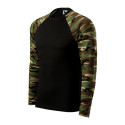 Triko unisex Camouflage LS 166 camouflage brown