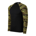 Triko unisex Camouflage LS 166 camouflage green