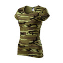Tričko dámské Camo Pure C22 camouflage green